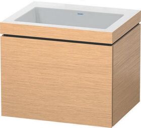 Duravit Waschtischunterbau L-CUBE m WT Vero Air 500x600x480mm o HL Ei geb