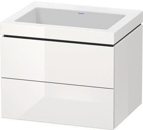 Duravit Waschtischunterbau L-CUBE m WT Vero Air 500x600x480mm o HL we hgl