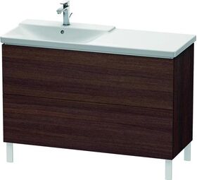 Duravit Waschtischunterbau L-CUBE 1220x481x709mm kastanie dunkel