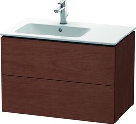 Duravit Waschtischunterbau L-CUBE 550x820x481mm Be li amerik nussbaum