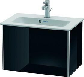 Duravit WTU COMPACT XSQUARE 400x610x388mm schwarz hochglanz