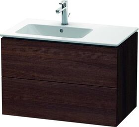 Duravit Waschtischunterbau L-CUBE 550x820x481mm Be links kastanie dunkel