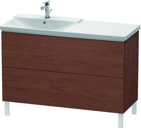 Duravit Waschtischunterbau L-CUBE 1220x481x709mm amerikanisch nussbaum