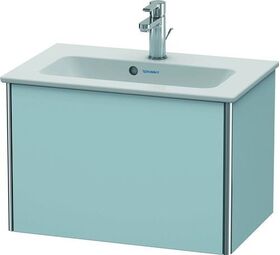 Duravit WT-Unterbau XSQUARE COMPACT 400x610x388mm lichtblau seidenmatt