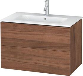 Duravit Waschtischunterbau L-CUBE 820x481x550mm nussbaum natur