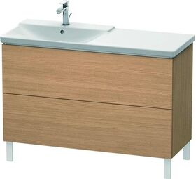 Duravit Waschtischunterbau L-CUBE 1220x481x709mm europäische eiche