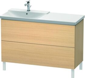 Duravit Waschtischunterbau L-CUBE 1220x481x709mm mediterrane eiche