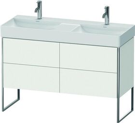 Duravit Waschtischunterbau XSQUARE 731x1184x460mm 4 Auszüge weiß seidenmatt