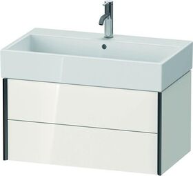 Duravit Waschtischunterbau XVIU 397x784x454mm Prof. sw ma weiß hochglanz