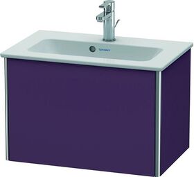 Duravit WT-Unterbau XSQUARE COMPACT 400x610x388mm aubergine seidenmatt