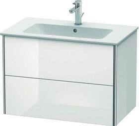 Duravit Waschtischunterbau XSQUARE 560x810x478mm weiß hochglanz