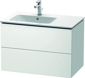 Duravit Waschtischunterbau L-CUBE 550x820x481mm, Becken links weiß matt