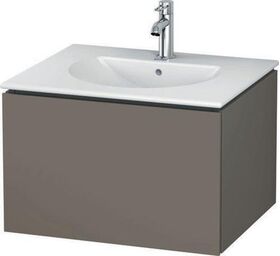 Duravit Waschtischunterbau L-CUBE 514x620x400mm flannel grey seidenmatt