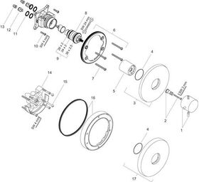 Thermostat HIGHFLOW AXOR STARCK 59 l/min Unterputz stainless steel optic