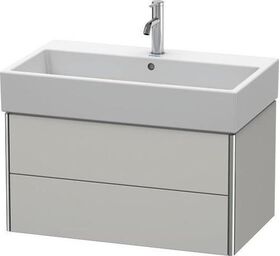 Duravit Waschtischunterbau XSQUARE 784x397x460mm 2 Schubk we sdm ES Ah Mi.