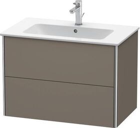 Duravit Waschtischunterbau XSQUARE 560x810x478mm flannel grey seidenmatt