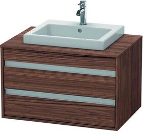 Duravit Waschtischunterbau KETHO 550x800x496mm nussbaum dunkel