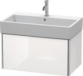 Duravit Waschtischunterbau XSQUARE 784x397x460mm 1 Ausz. we hgl ES Ah mitte