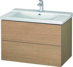 Duravit Waschtischunterbau L-CUBE 820x481x555mm europäische eiche