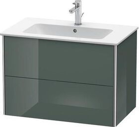 Duravit Waschtischunterbau XSQUARE 560x810x478mm dolomiti grey hochglanz