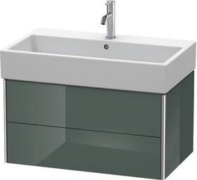 Duravit Waschtischunterbau XSQUARE 397x784x460mm dolomiti grey hochglanz