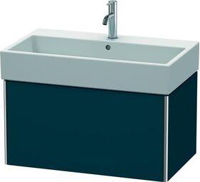 Duravit Waschtischunterbau XSQUARE 397x784x460mm nachtblau seidenmatt