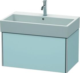 Duravit Waschtischunterbau XSQUARE 397x784x460mm lichtblau seidenmatt