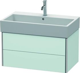 Duravit Waschtischunterbau XSQUARE 397x784x460mm lichtblau matt