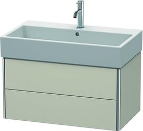 Duravit Waschtischunterbau XSQUARE 397x784x460mm taupe matt