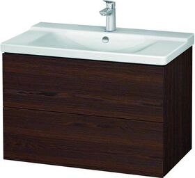 Duravit Waschtischunterbau L-CUBE 820x481x555mm nussbaum gebürstet