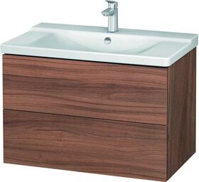 Duravit Waschtischunterbau L-CUBE 820x481x555mm nussbaum natur