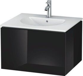 Duravit Waschtischunterbau L-CUBE 514x620x400mm schwarz hochglanz