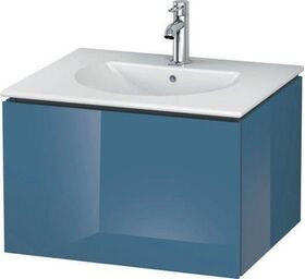 Duravit Waschtischunterbau L-CUBE 514x620x400mm stone blue hochglanz