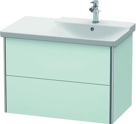 Duravit Waschtischunterbau XSQUARE Be rechts 565x810x473mm lichtblau matt