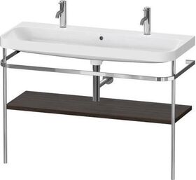 Duravit Waschtischset HAPPY D.2 PLUS 1175x490mm ein Hahnloch weiß hochglanz