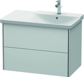 Duravit Waschtischunterbau XSQUARE Be rechts 565x810x473mm weiß seidenmatt