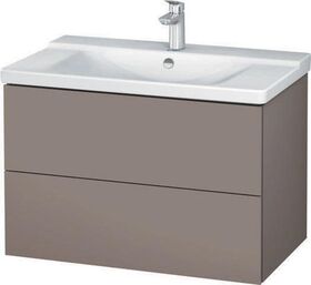 Duravit Waschtischunterbau L-CUBE 820x481x555mm basalt matt