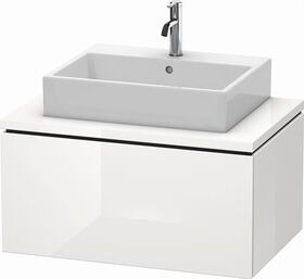 Duravit Waschtischunterbau L-CUBE 820x547mm 1 Ausz. ta s-matt ES Ah mitte