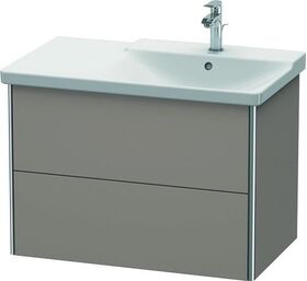 Duravit Waschtischunterbau XSQUARE Becken rechts 565x810x473mm basalt matt