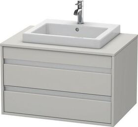 Duravit Waschtischunterbau KETHO 550x800x496mm betongrau matt