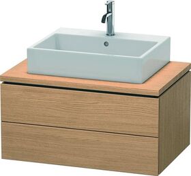 Duravit Konsolenunterschrank L-CUBE 400x820x547mm europäische eiche