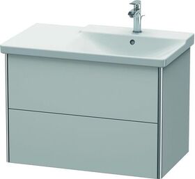 Duravit Waschtischunterbau XSQUARE Be re 565x810x473mm Nord. we seidenmatt