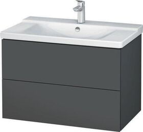 Duravit Waschtischunterbau L-CUBE 820x481x555mm graphit matt