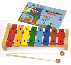 Buntes Glockenspielset mit Heft