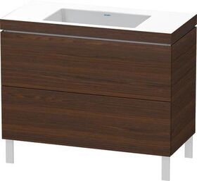 Duravit Waschtischunterbau L-CUBE m WT Vero Air 698x1000x480mm o HL NB geb