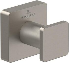 V&B Handtuchhaken ELEMENTS STRIKING 45x44x45mm, eckig brushed nickel matt