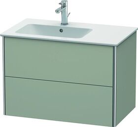 Duravit Waschtischunterbau XSQUARE 560x810x478mm Be links taupe seidenmatt