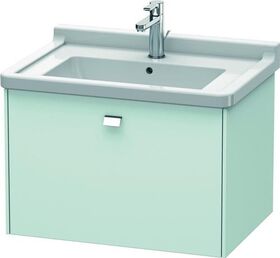 Duravit Waschtischunterbau BRIOSO Griff chrom 452x670x469mm lichtblau matt