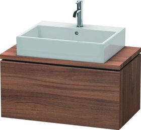 Duravit Konsolenunterschrank L-CUBE 400x820x477mm nussbaum natur