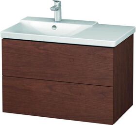 Duravit Waschtischunterbau L-CUBE 820x481x555mm amerikanisch nussbaum